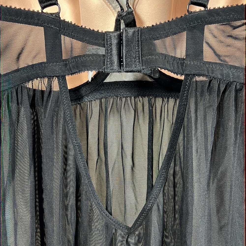 Parfait Womens Black Sexy Lace Babydoll Size 36E - Picture 6 of 8